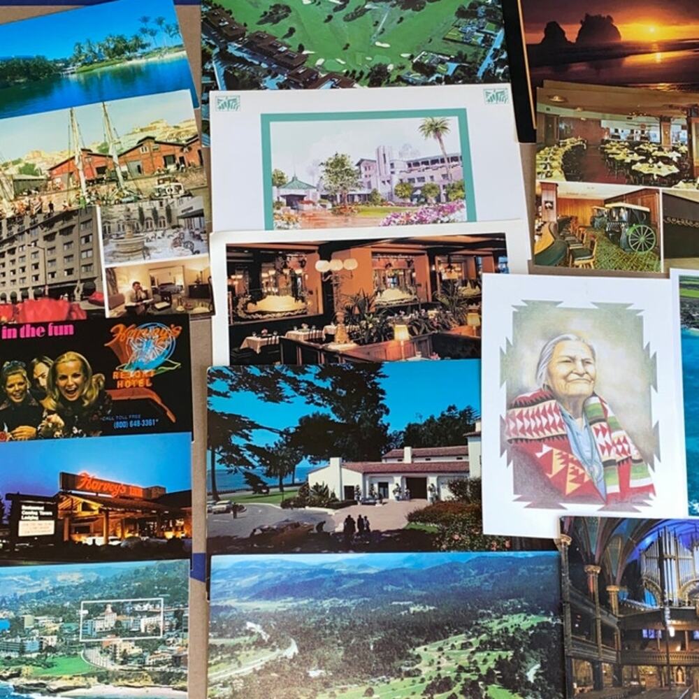 Postcard Lot 150+ Vintage Destination Travel 80s 90s 2000s Christmas Town Street
